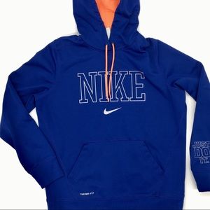 Nike Therma-fit Pullover blue hoodie